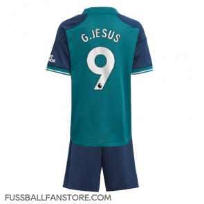 Arsenal Gabriel Jesus #9 Replik 3rd trikot Kinder 2023-24 Kurzarm (+ Kurze Hosen)